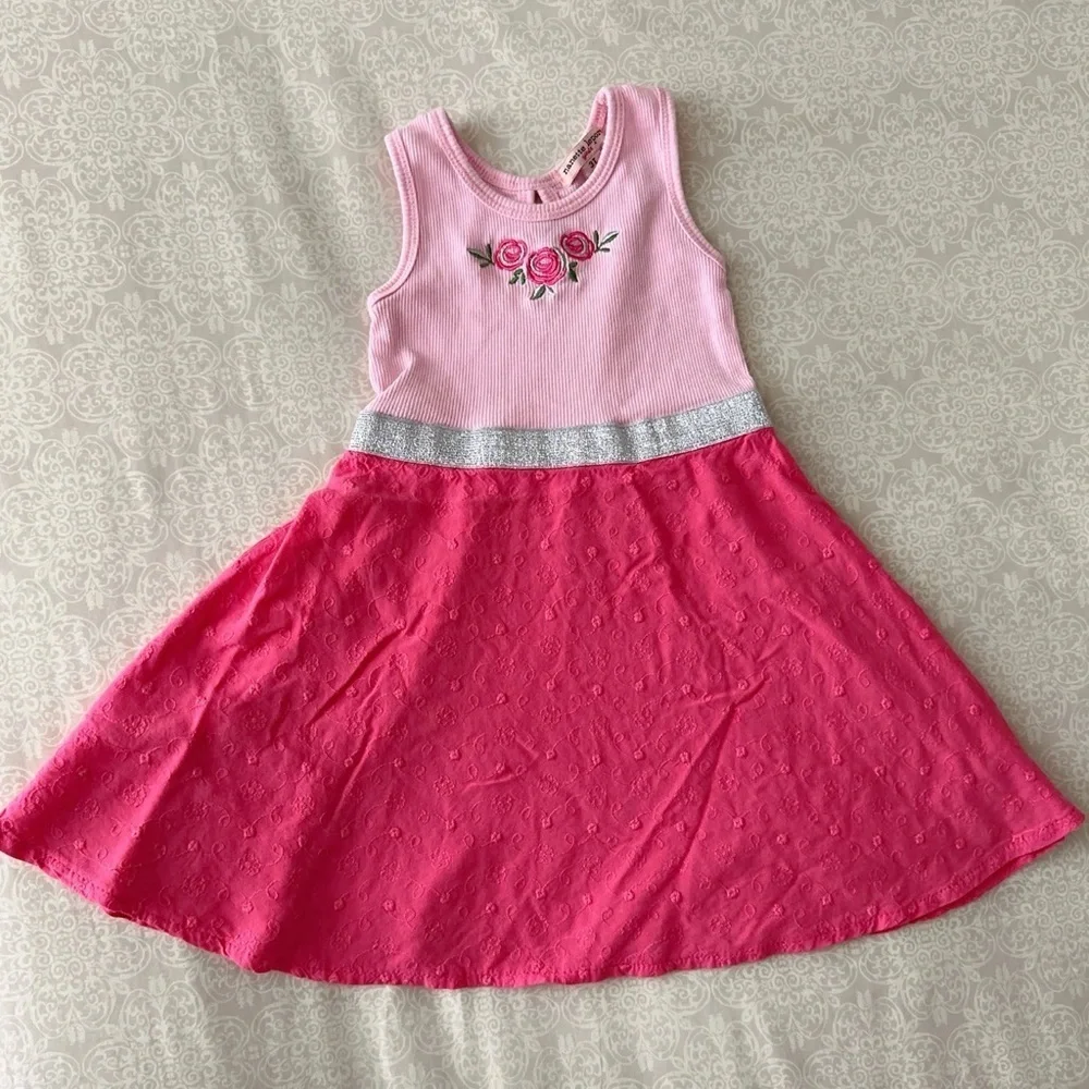 Nanette Lepore Pink Dress with Silver Detail